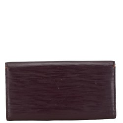 Louis Vuitton Epi Portefeuille Sarah Long Wallet M6374K Purple Leather Women's LOUIS VUITTON