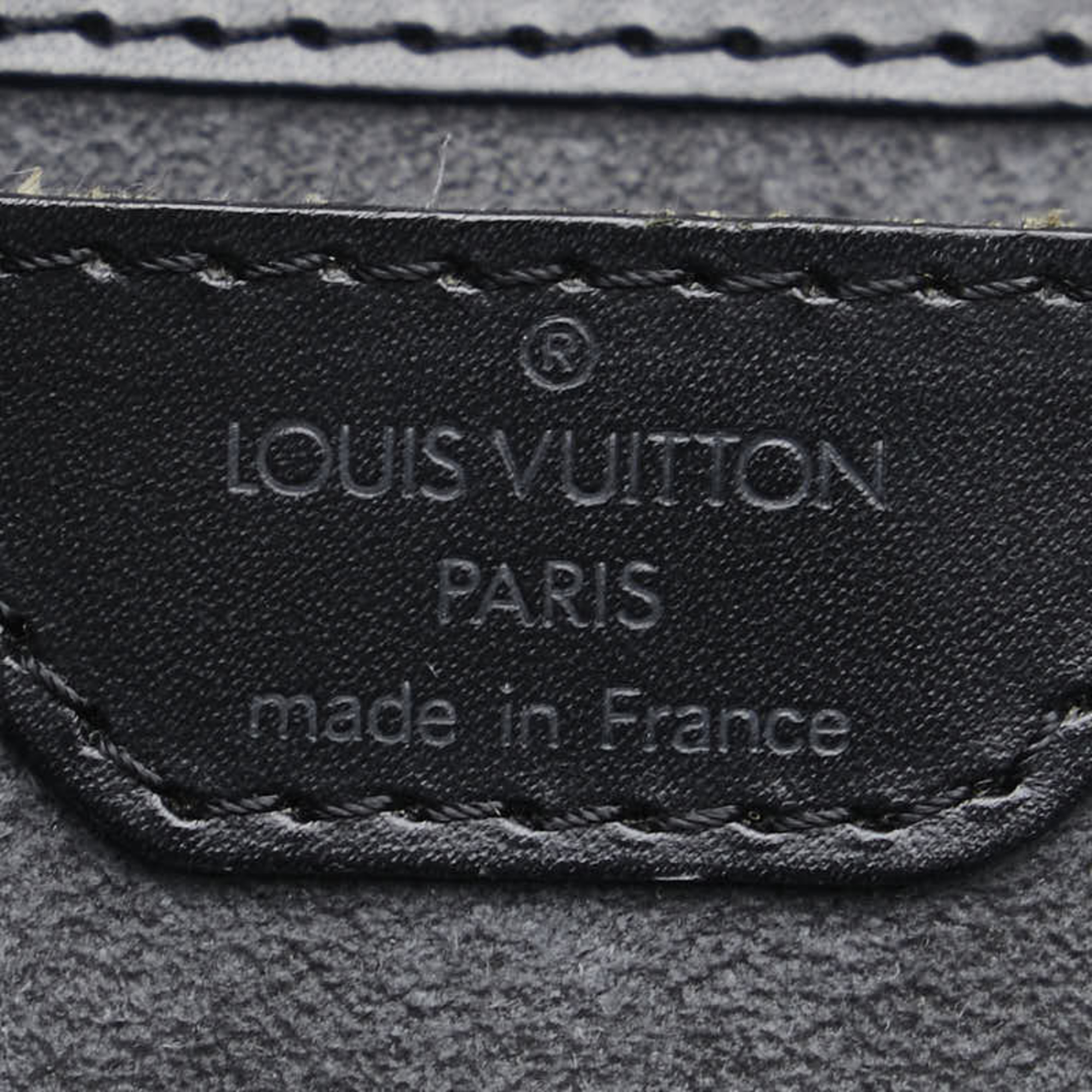 Louis Vuitton Epi Saint Jacques Handbag Tote Bag M52272 Noir Black Leather Women's LOUIS VUITTON