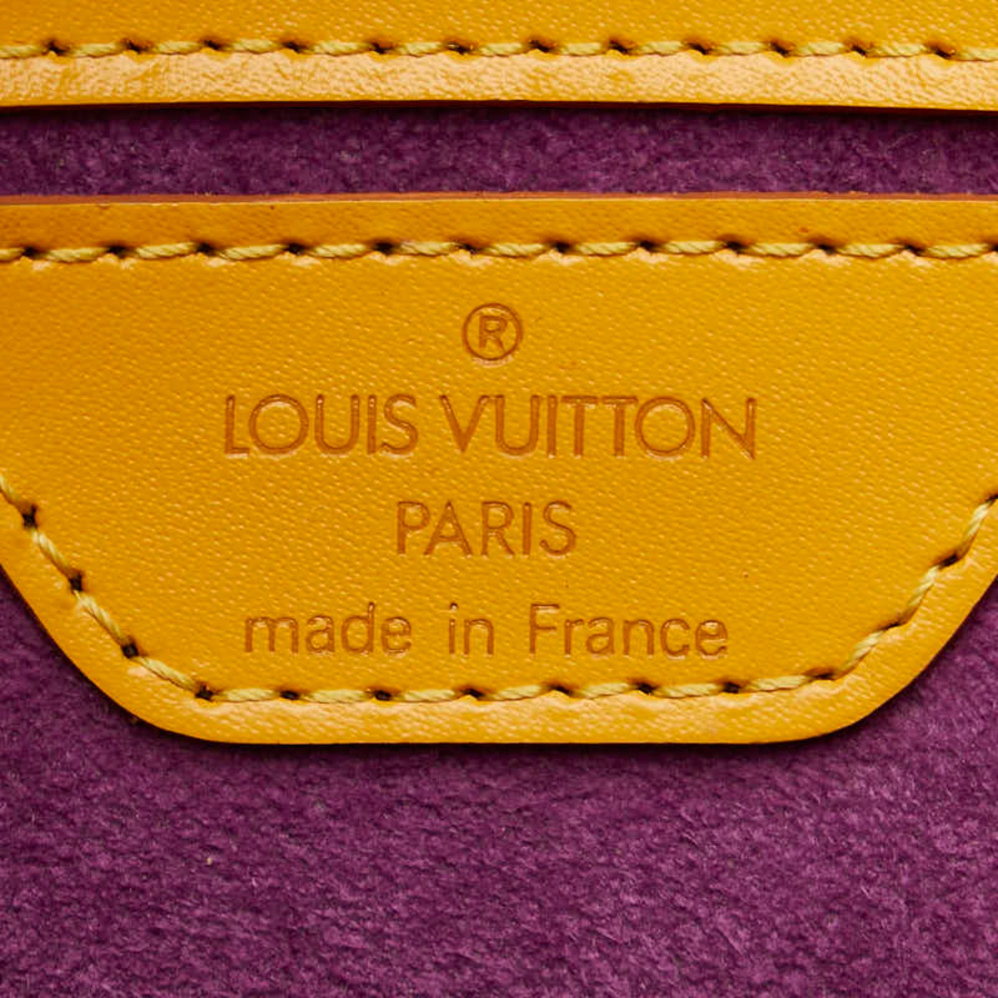 Louis Vuitton Epi Saint Jacques Handbag M52279 Tassili Yellow Leather Women's LOUIS VUITTON