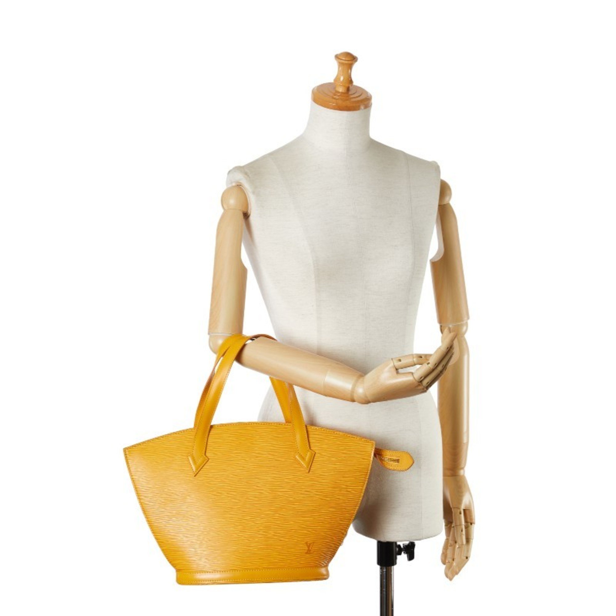 Louis Vuitton Epi Saint Jacques Handbag M52279 Tassili Yellow Leather Women's LOUIS VUITTON