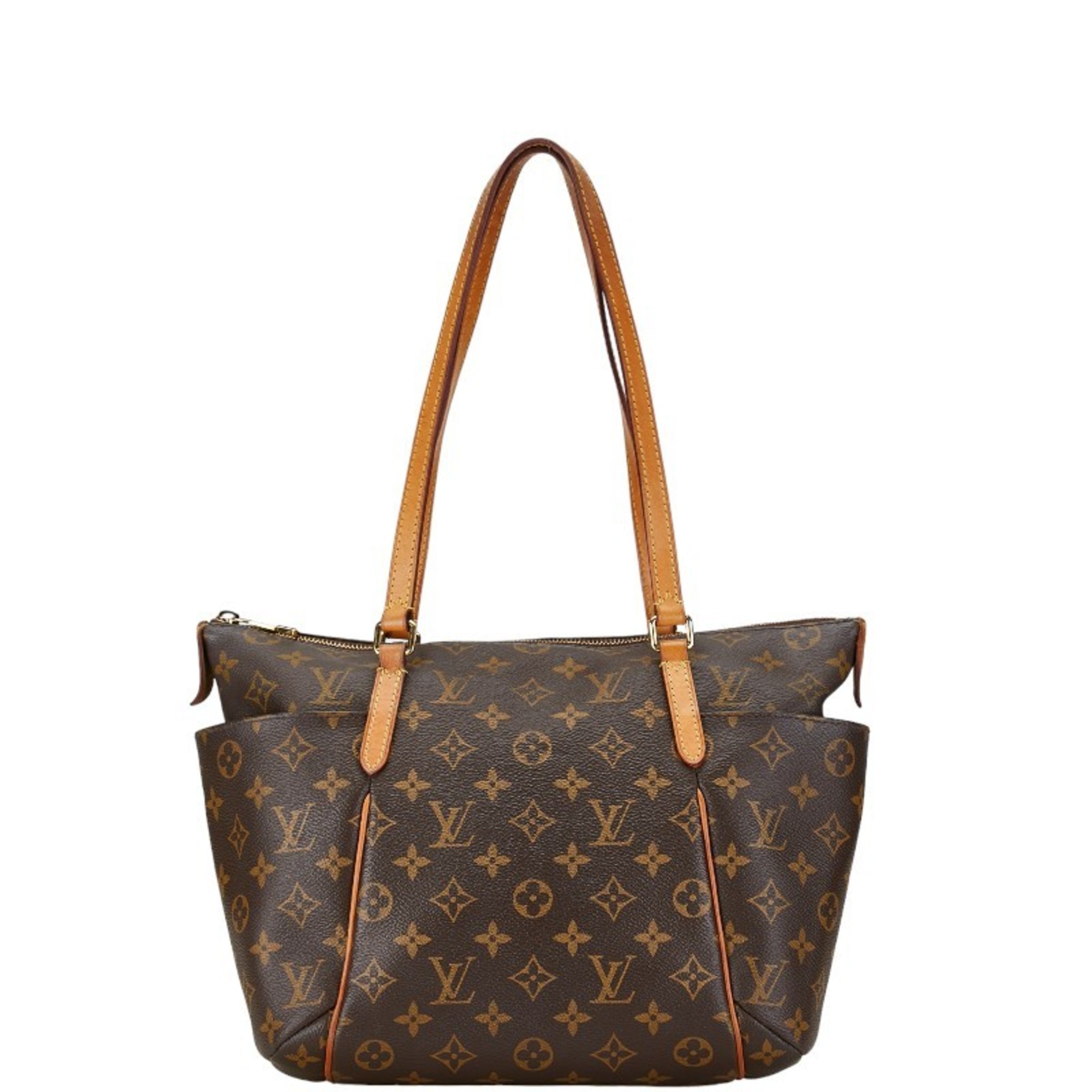 Louis Vuitton Monogram Totally PM Handbag Tote Bag M56688 Brown PVC Leather Women's LOUIS VUITTON