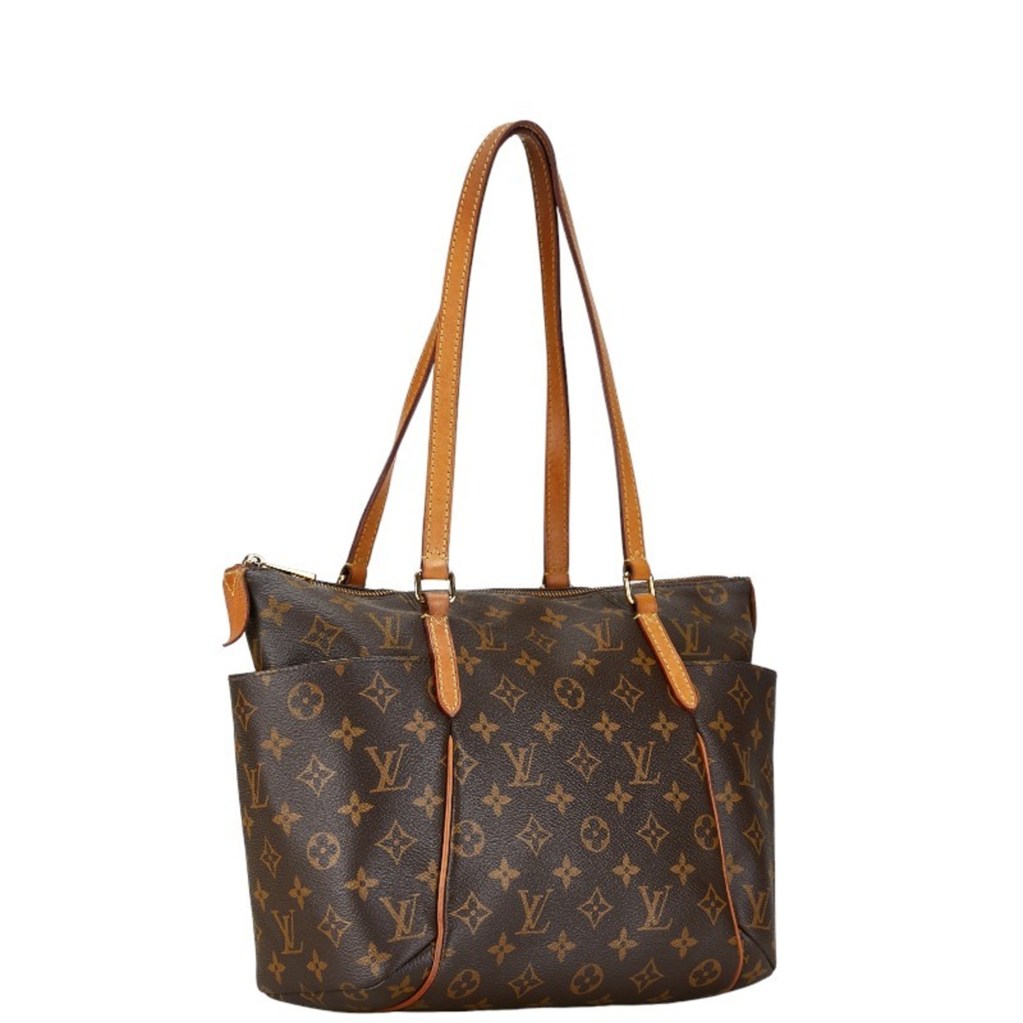 Louis Vuitton Monogram Totally PM Handbag Tote Bag M56688 Brown PVC Leather Women's LOUIS VUITTON