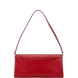 Louis Vuitton Epi Sevigne Handbag Clutch Bag Castilian Red Leather Women's LOUIS VUITTON