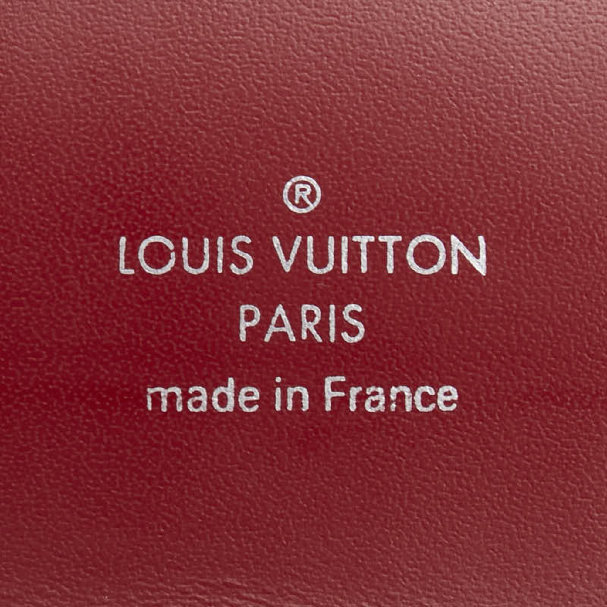 Louis Vuitton Epi Sevigne Handbag Clutch Bag Castilian Red Leather Women's LOUIS VUITTON