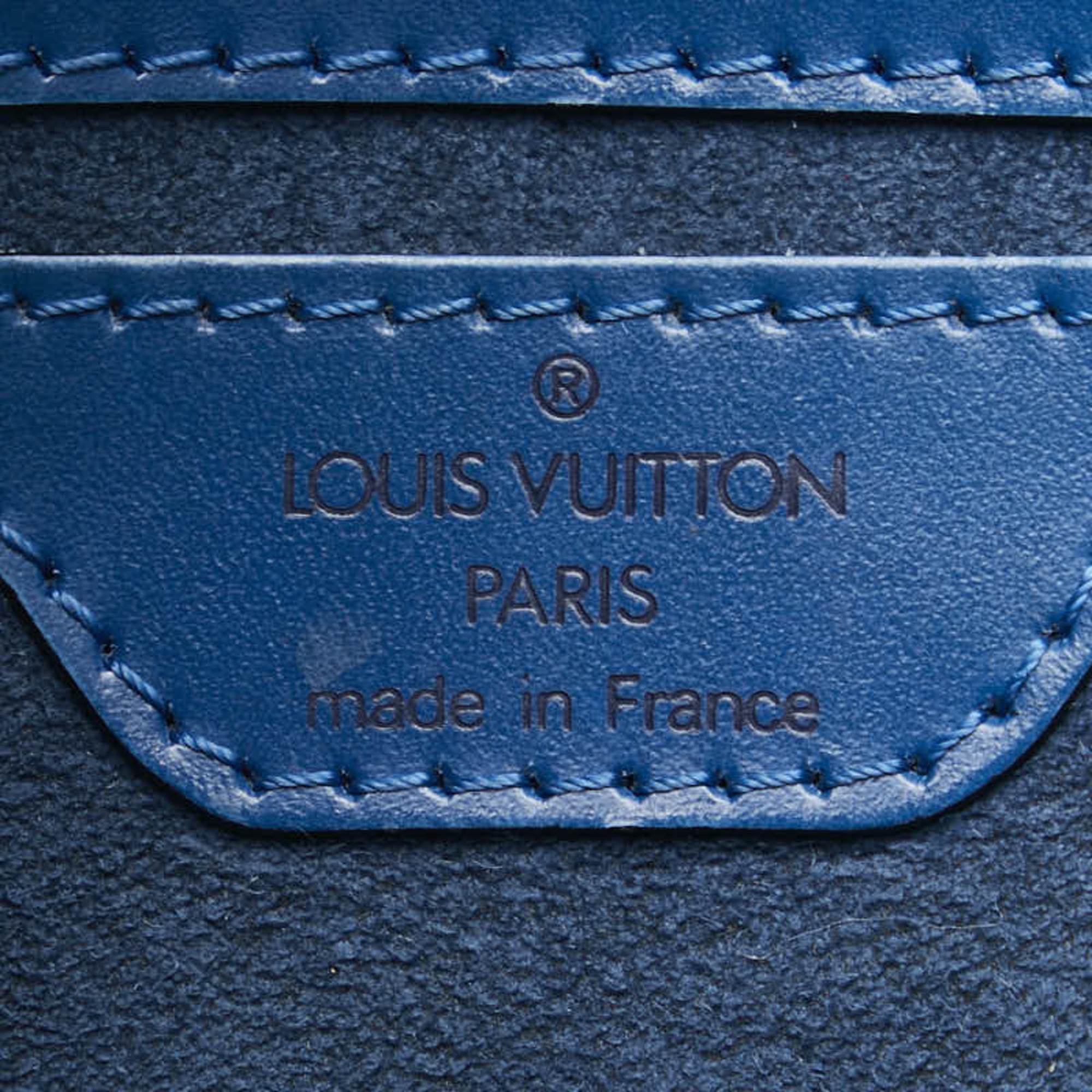 Louis Vuitton Epi Saint Jacques Handbag Tote Bag M52275 Toledo Blue Leather Women's LOUIS VUITTON