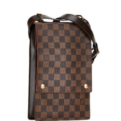 Louis Vuitton Damier Portobello Shoulder Bag N45271 Brown PVC Leather Women's LOUIS VUITTON