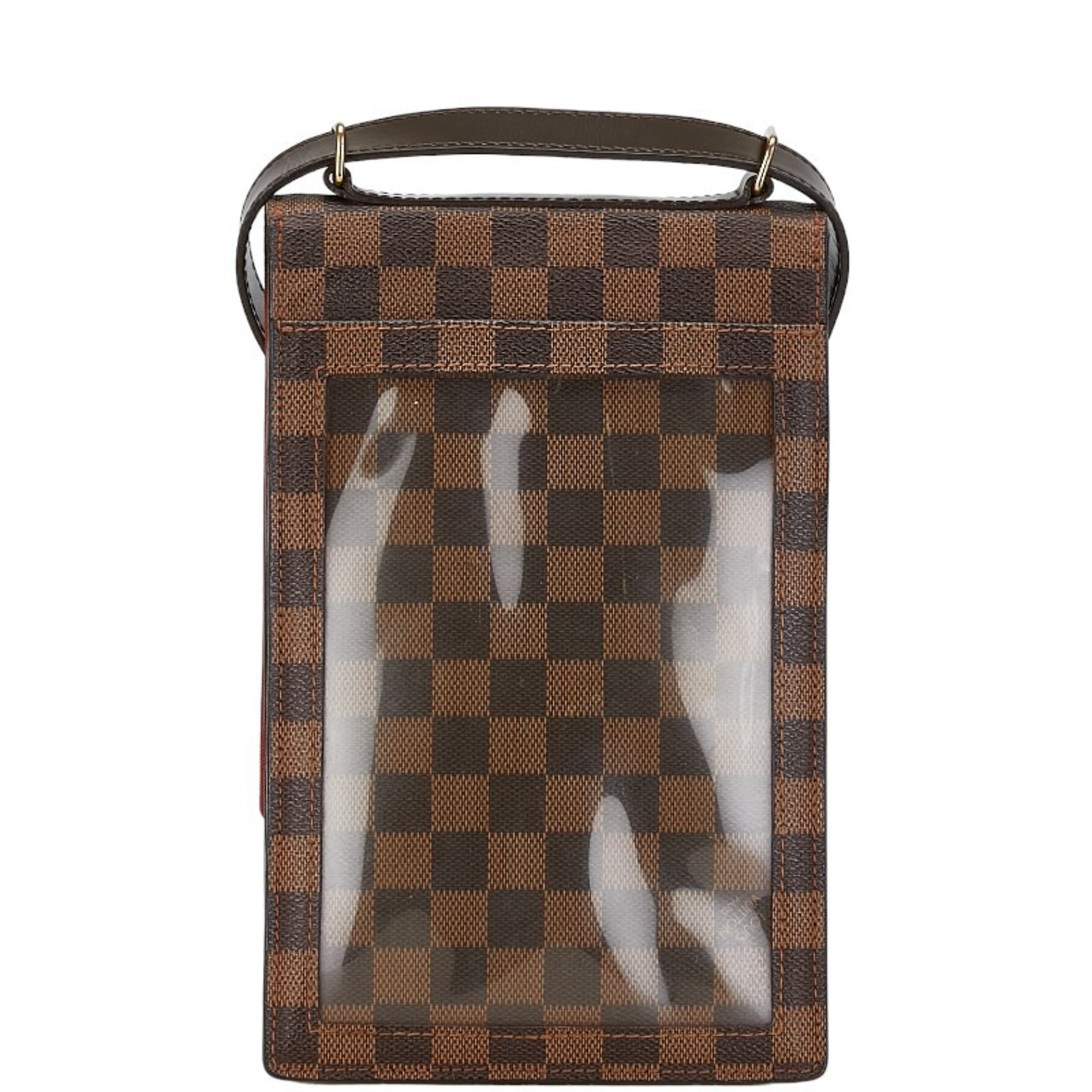 Louis Vuitton Damier Portobello Shoulder Bag N45271 Brown PVC Leather Women's LOUIS VUITTON