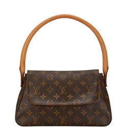 Louis Vuitton Monogram Looping Shoulder Bag Handbag M51147 Brown PVC Leather Women's LOUIS VUITTON