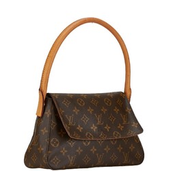 Louis Vuitton Monogram Looping Shoulder Bag Handbag M51147 Brown PVC Leather Women's LOUIS VUITTON