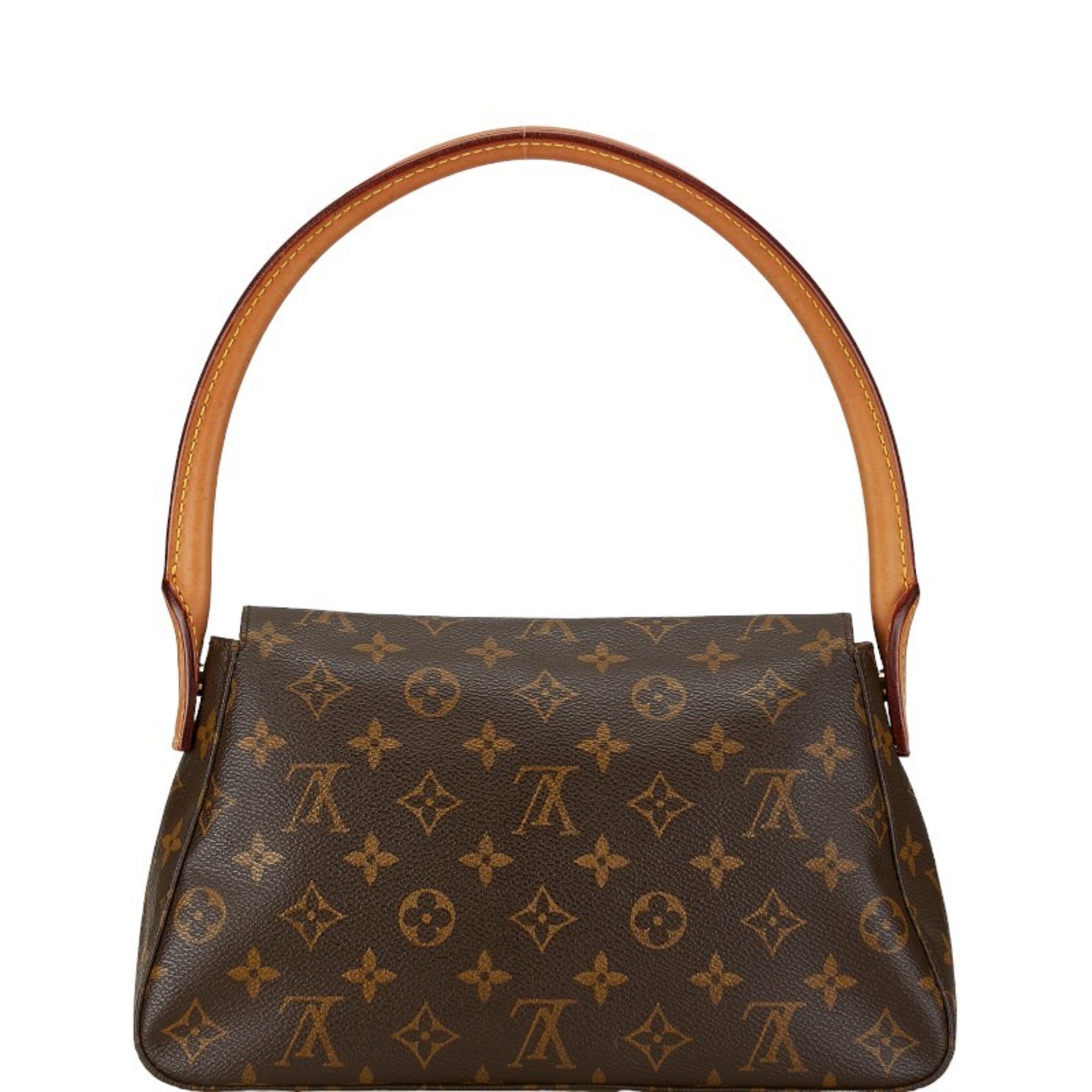 Louis Vuitton Monogram Looping Shoulder Bag Handbag M51147 Brown PVC Leather Women's LOUIS VUITTON