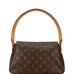 Louis Vuitton Monogram Looping Shoulder Bag Handbag M51147 Brown PVC Leather Women's LOUIS VUITTON