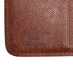 Louis Vuitton Monogram Compact Zip Bi-fold Wallet M61667 Brown PVC Leather Women's LOUIS VUITTON