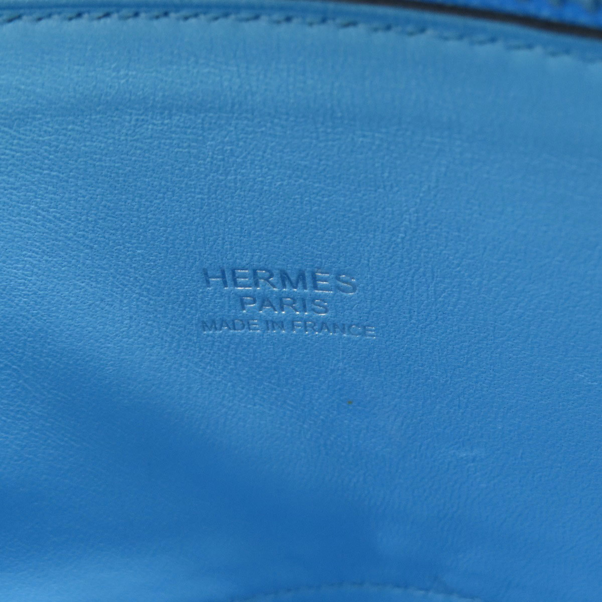 Hermes Bolide 27 Celeste Handbag Epson Women's