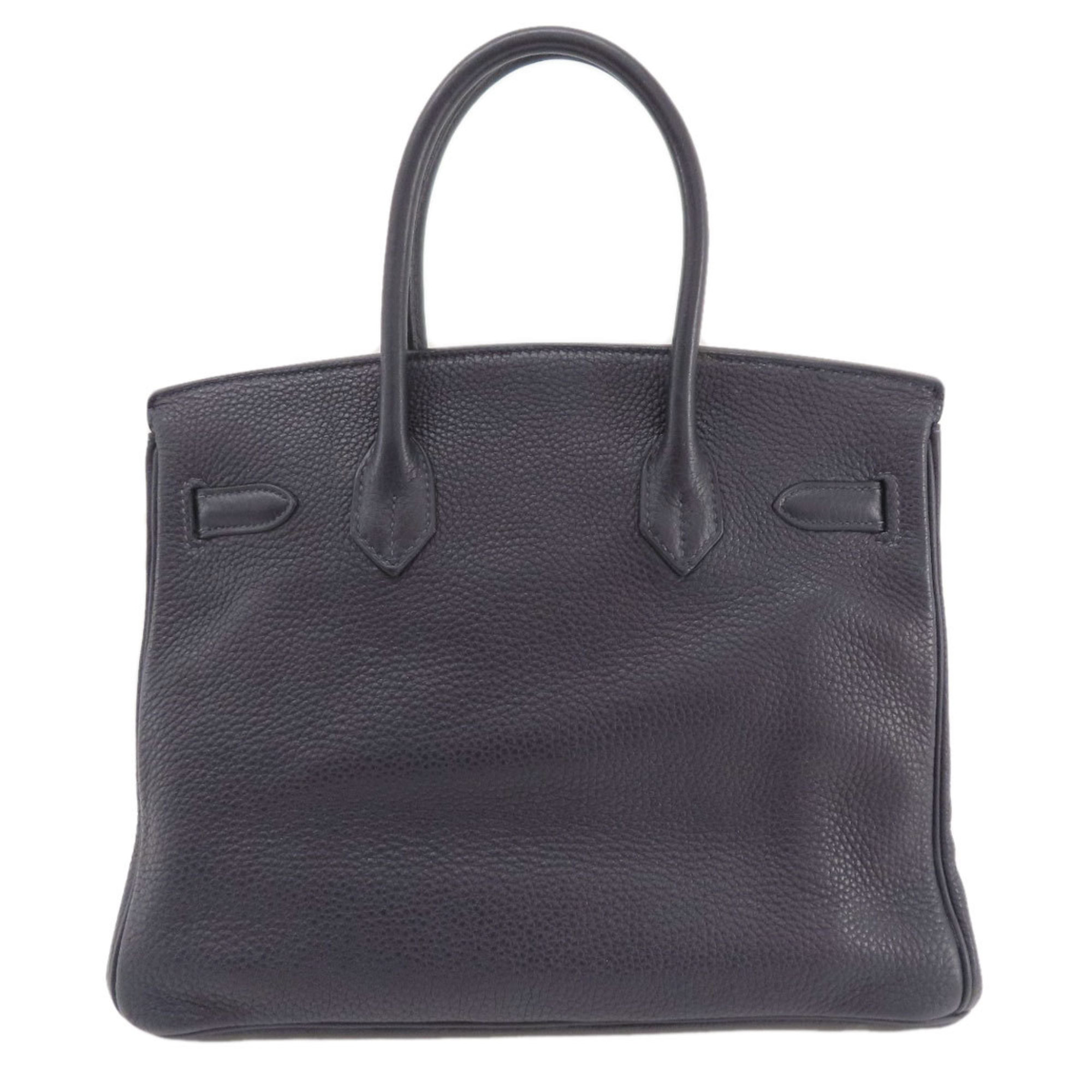 Hermes Birkin 30 Navy Tote Bag Taurillon Women's HERMES