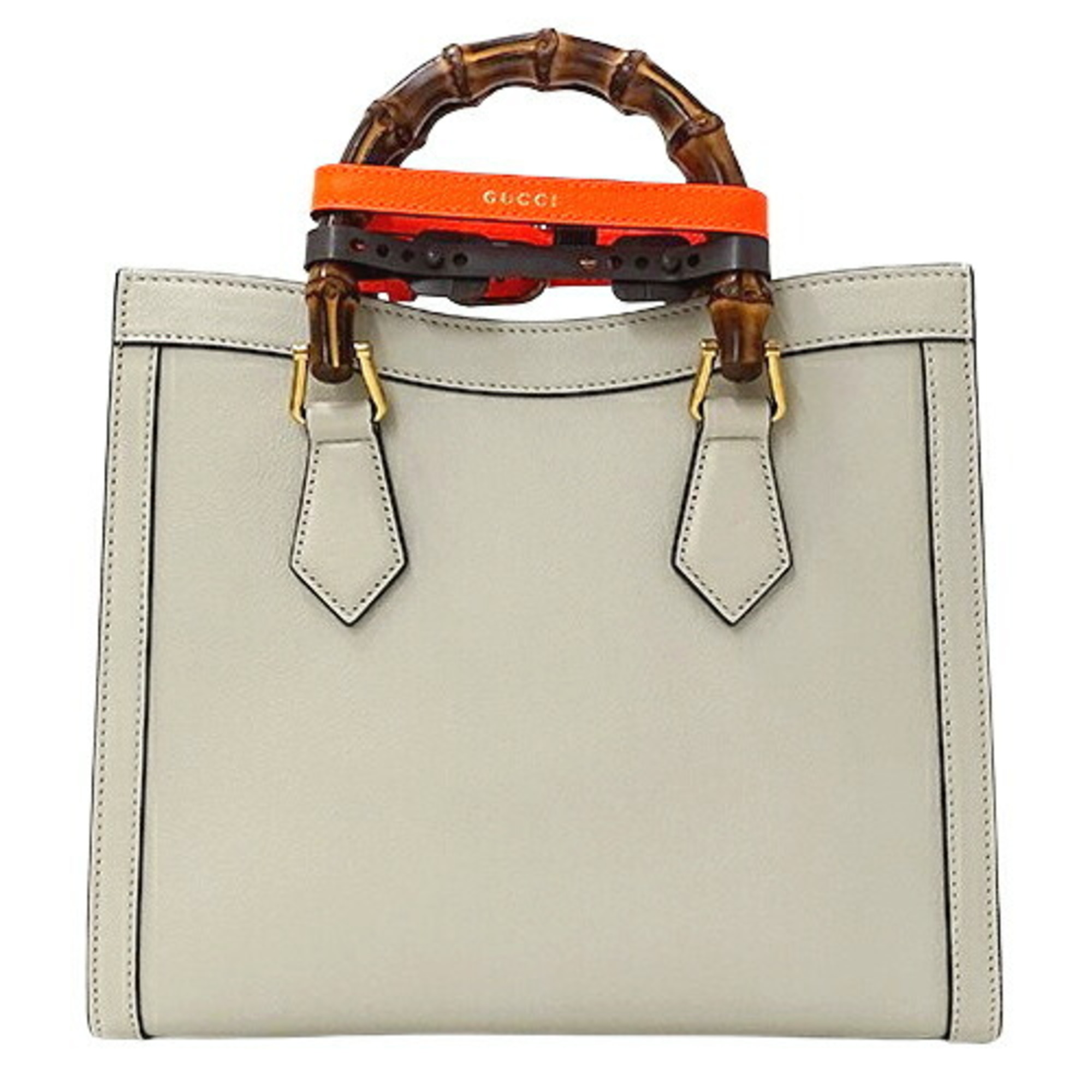 GUCCI Bags for Women Handbags Tote Shoulder 2way Diana Bamboo GG Marmont Leather White 660195