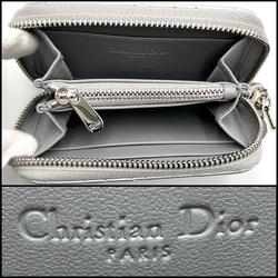 Christian Dior Dior Lady Voyageur Zip Coin Case Small Card Purse DIOR Women's