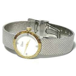Dior Women's Watch La Dé Deux K18 Gold Diamond