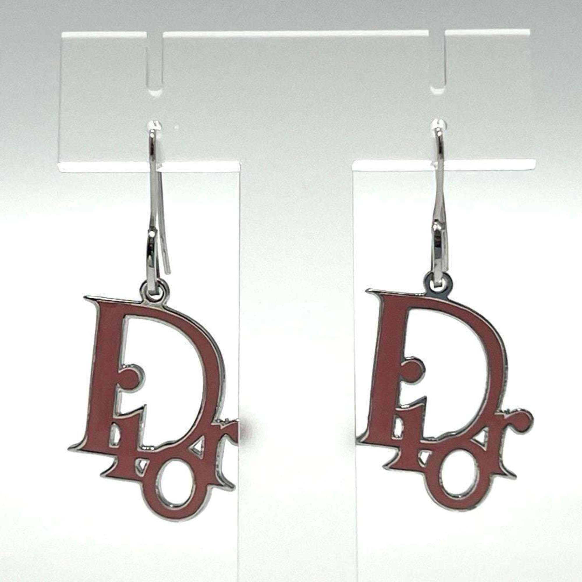 Christian Dior Dior Women's Drop Hook Earrings with DIOR Logo