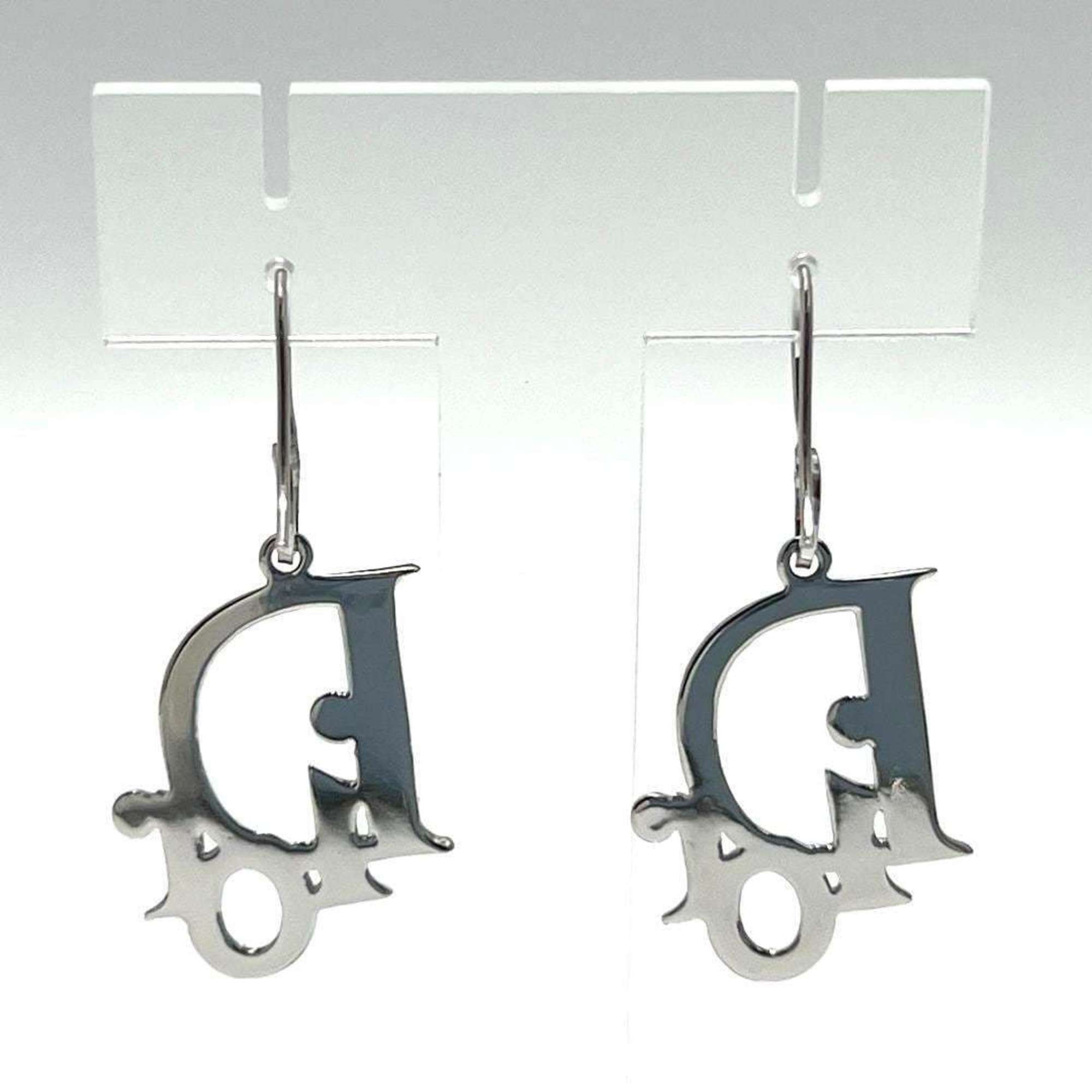 Christian Dior Dior Women's Drop Hook Earrings with DIOR Logo