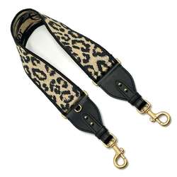 Christian Dior DIOR Women's Shoulder Strap Belt Leopard Print