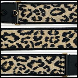 Christian Dior DIOR Women's Shoulder Strap Belt Leopard Print