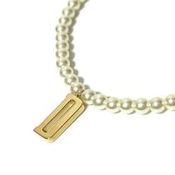 Christian Dior Dior Women's Necklace Pendant Choker Faux Pearl