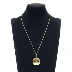 CELINE Women's Triomphe Plate Pendant Necklace