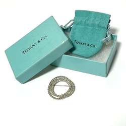 Tiffany Women's Brooch Pin Combi Twist Silver Circle Vintage