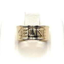 CELINE Logo Ring, 18K Yellow Gold