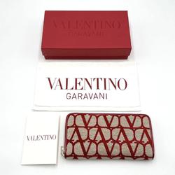 Valentino VALENTINO Women's Wallet Long Toile Iconograph