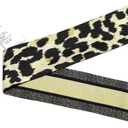 Christian Dior Dior Women's Mitza Scarf Bandana Leopard Print Silk