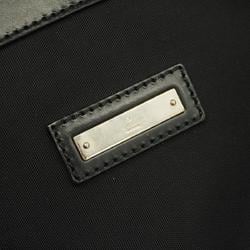 Gucci Boston Bag 012 0539 Nylon Leather Black Men's Women's