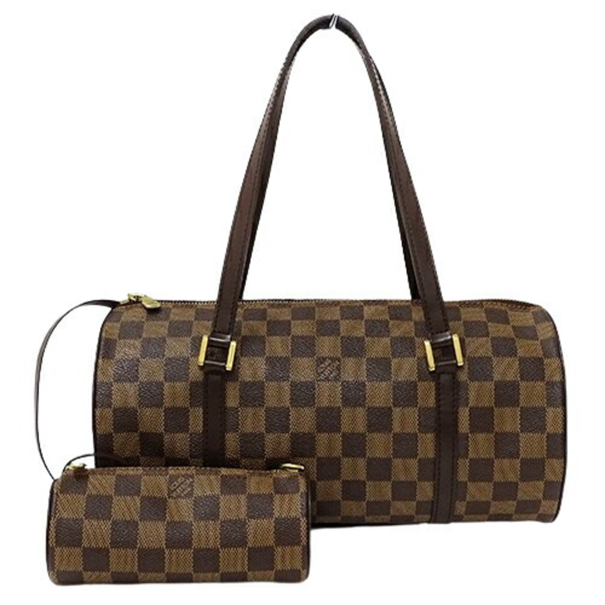 Louis Vuitton Damier Women's Handbag Papillon 30 N51303 Brown