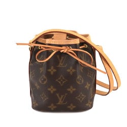 Louis Vuitton LOUIS VUITTON Monogram Nano Noe Shoulder Bag Brown M41346 RFID