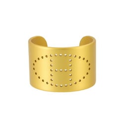 Hermes Evelyne Bracelet Bangle Alum Matte Gold