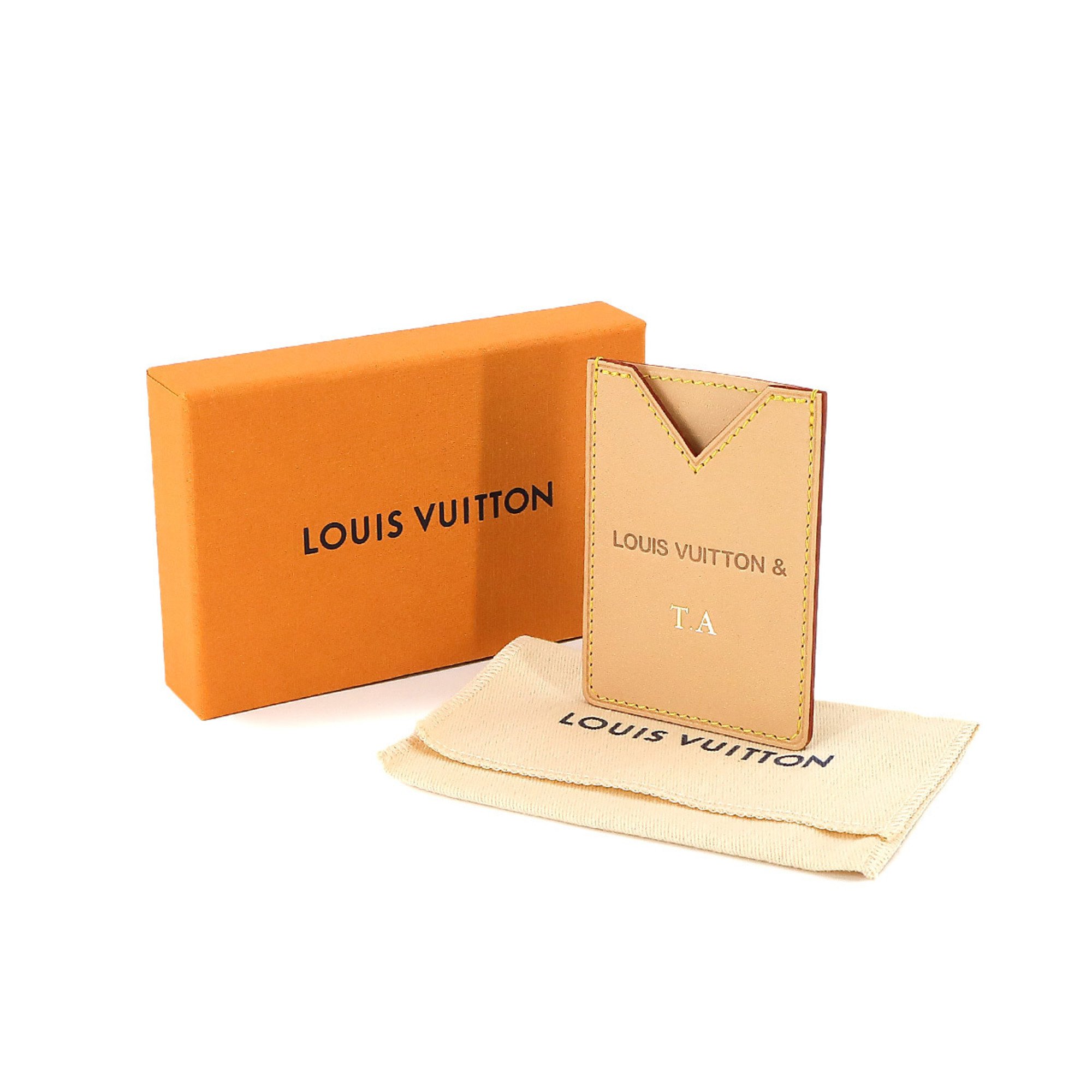 LOUIS VUITTON Porte Carte Vivienne Petula Business Card Holder/Card Case Beige M80820 Holder