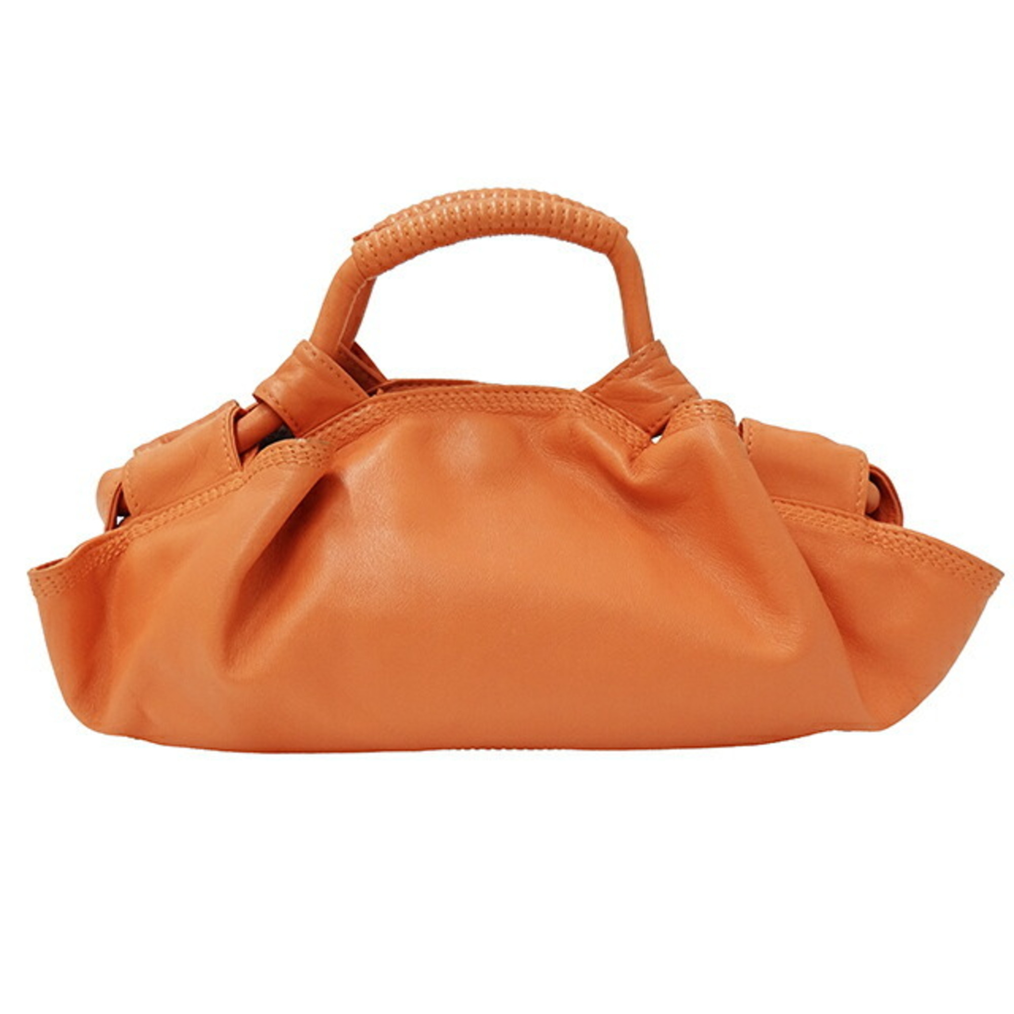 LOEWE Women's Nappa Aire Bag, Handbag, Shoulder 2way, Leather, Orange, Compact