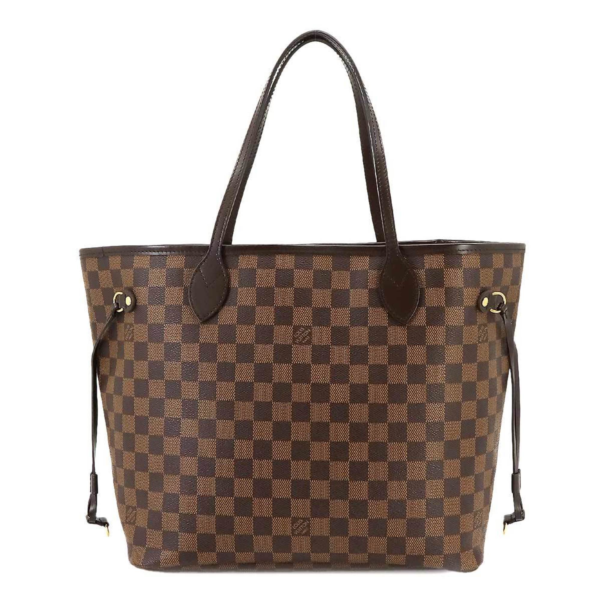 Louis Vuitton Damier Neverfull MM Ebene Rose Ballerine N41603 RFID