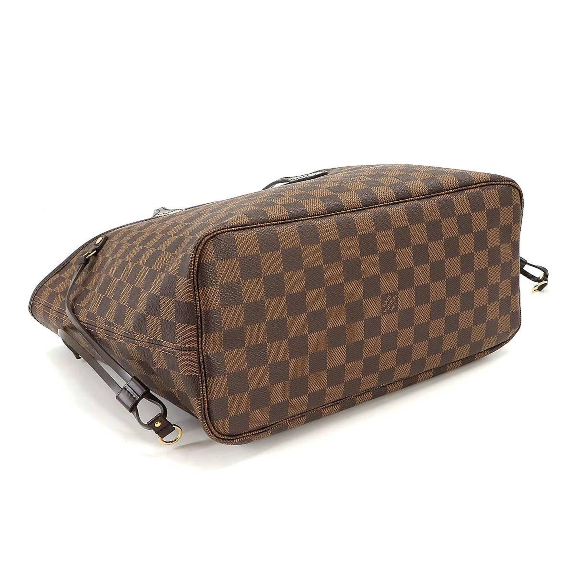 Louis Vuitton Damier Neverfull MM Ebene Rose Ballerine N41603 RFID