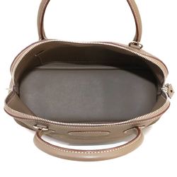 Hermes Bolide 31 2way hand shoulder bag, Taurillon Clemence Etoupe, A stamp, silver hardware,