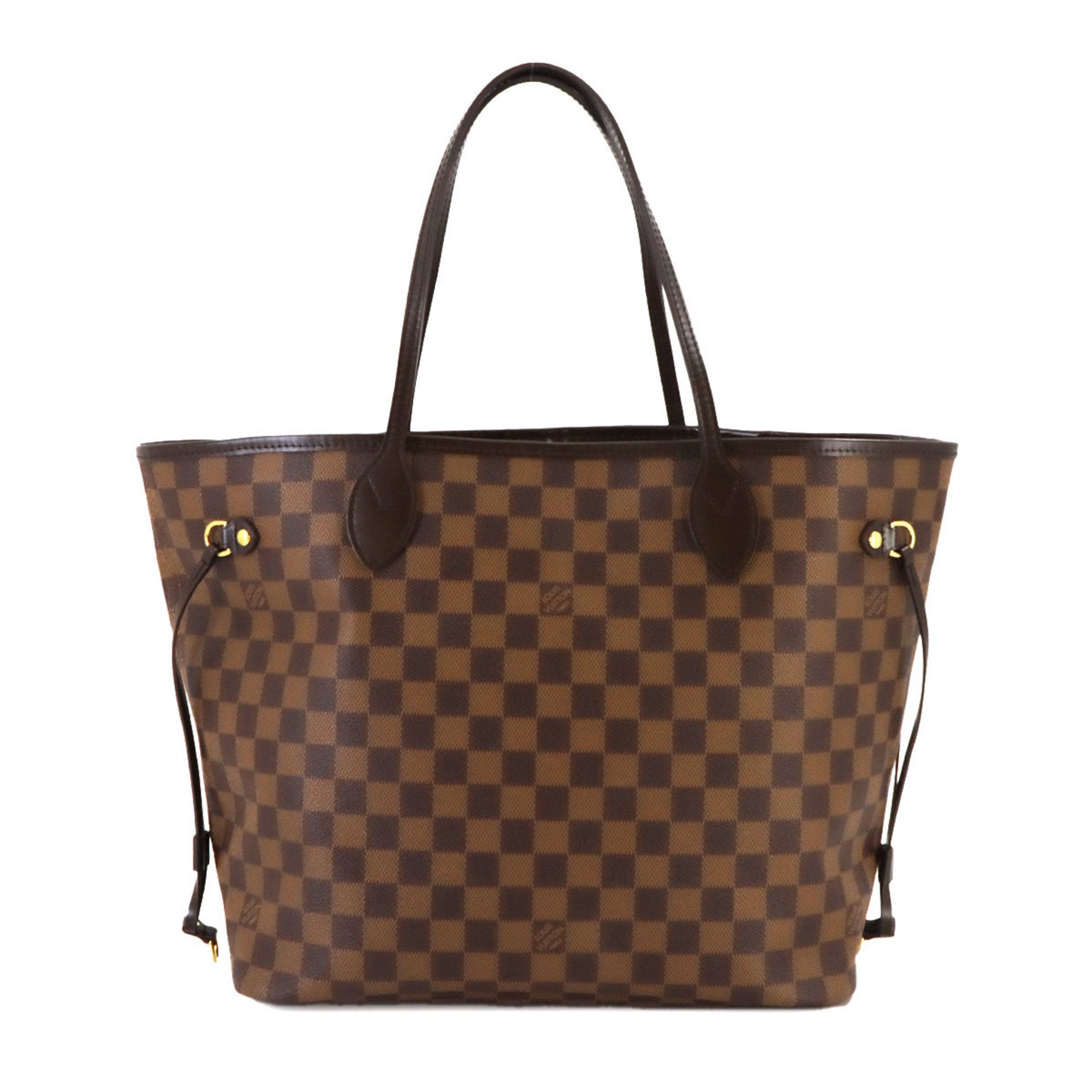 Louis Vuitton Damier Neverfull MM Ebene Cerise N51105 Brown