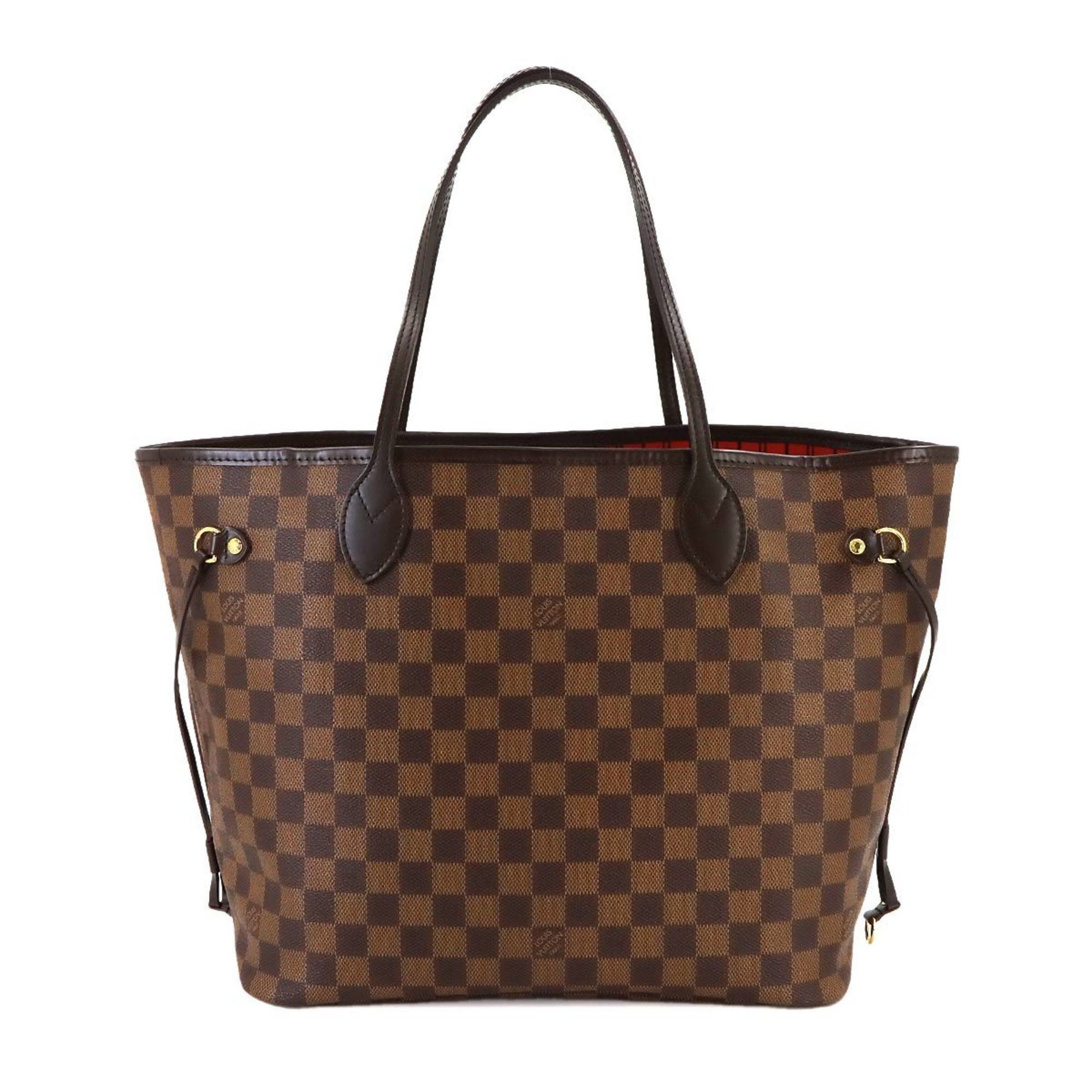 Louis Vuitton Damier Neverfull MM Ebene Cerise N51105 Brown