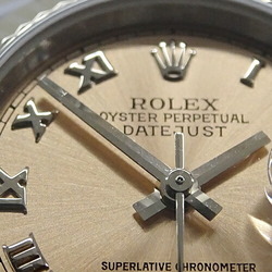 Rolex ROLEX Datejust 179174 D serial number watch ladies automatic AT stainless steel SS white gold WG silver pink Roman overhauled and polished