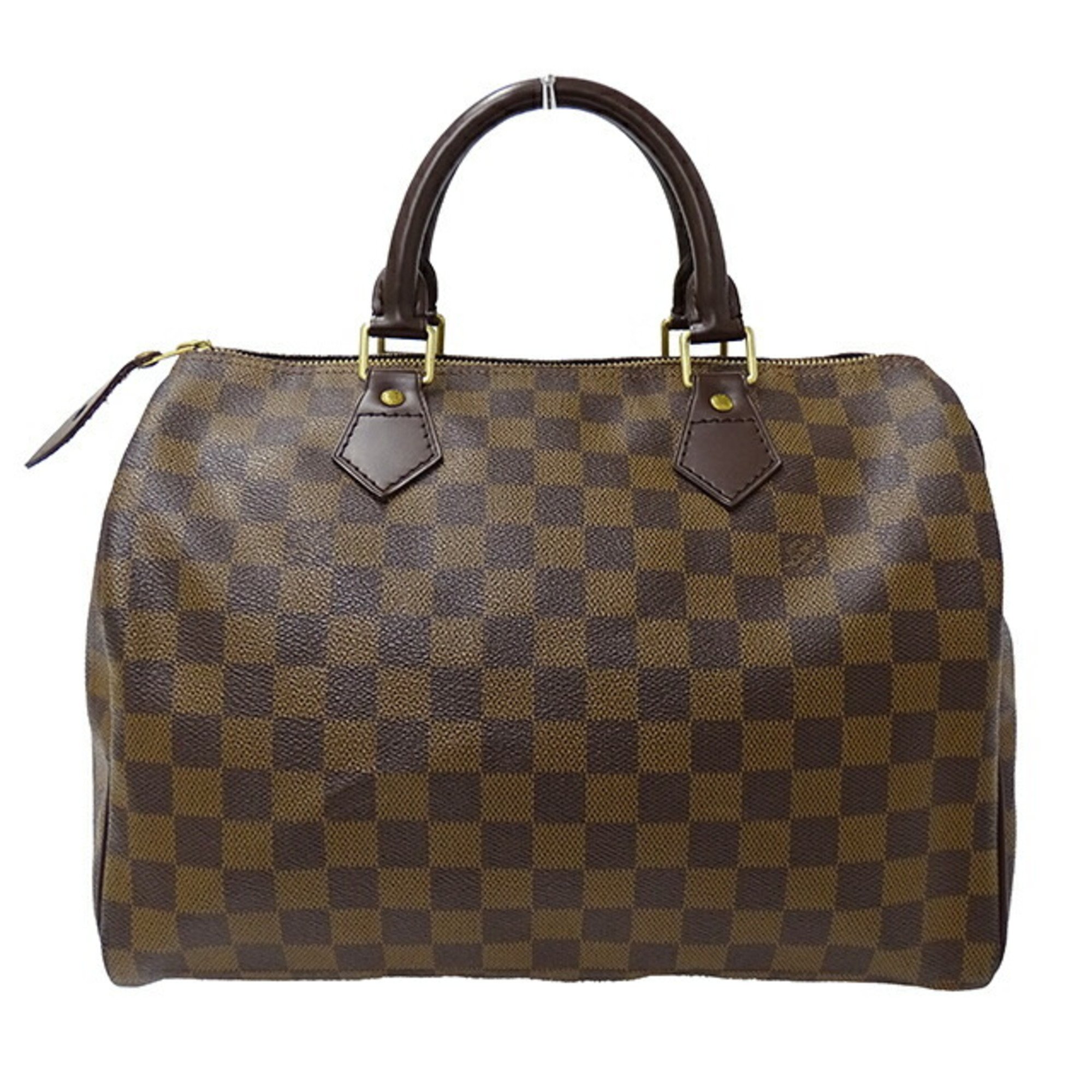 Louis Vuitton LOUIS VUITTON Bag Damier Women's Handbag Speedy 30 Ebene Brown M41531 Outing