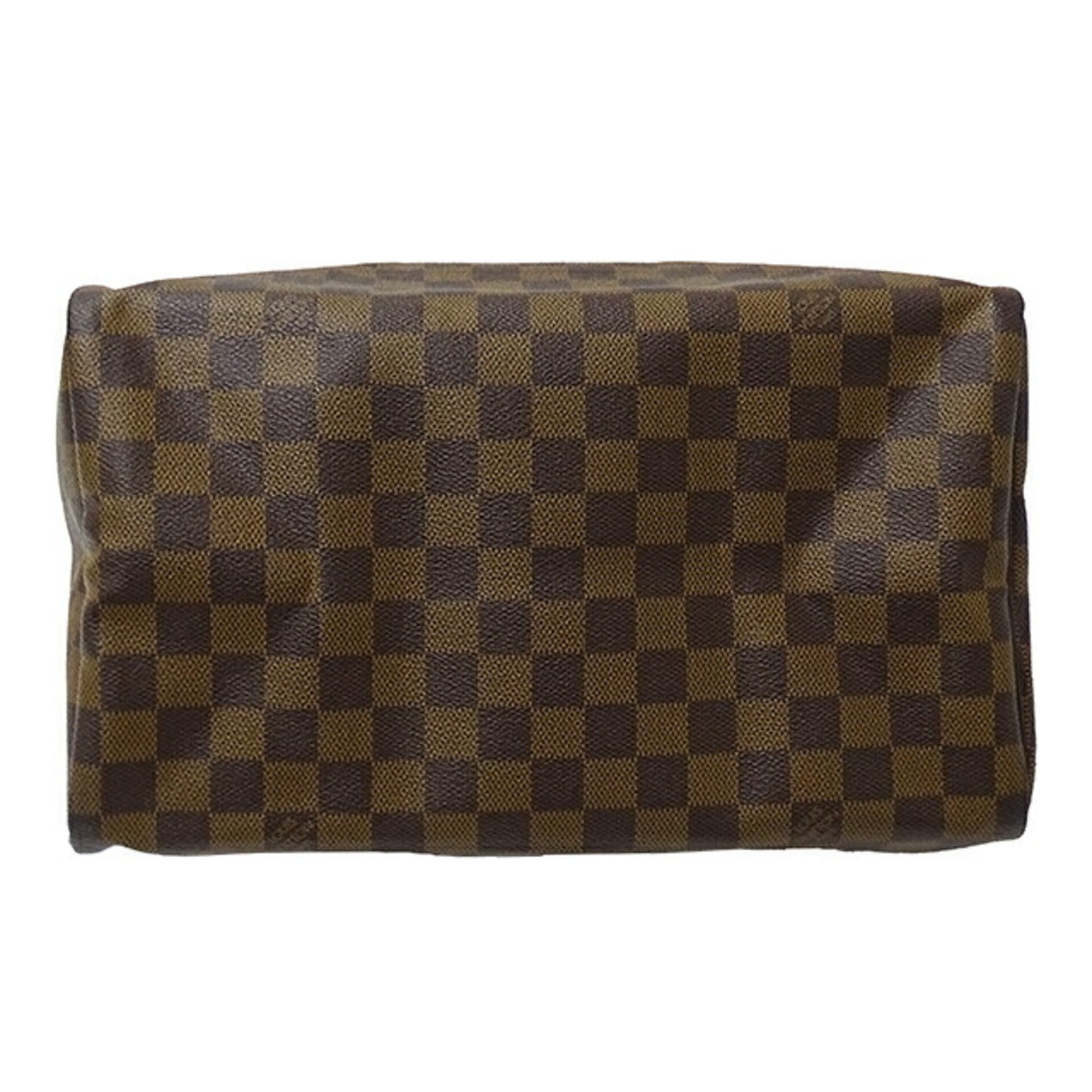 Louis Vuitton LOUIS VUITTON Bag Damier Women's Handbag Speedy 30 Ebene Brown M41531 Outing