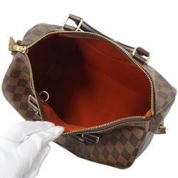 Louis Vuitton LOUIS VUITTON Bag Damier Women's Handbag Speedy 30 Ebene Brown M41531 Outing