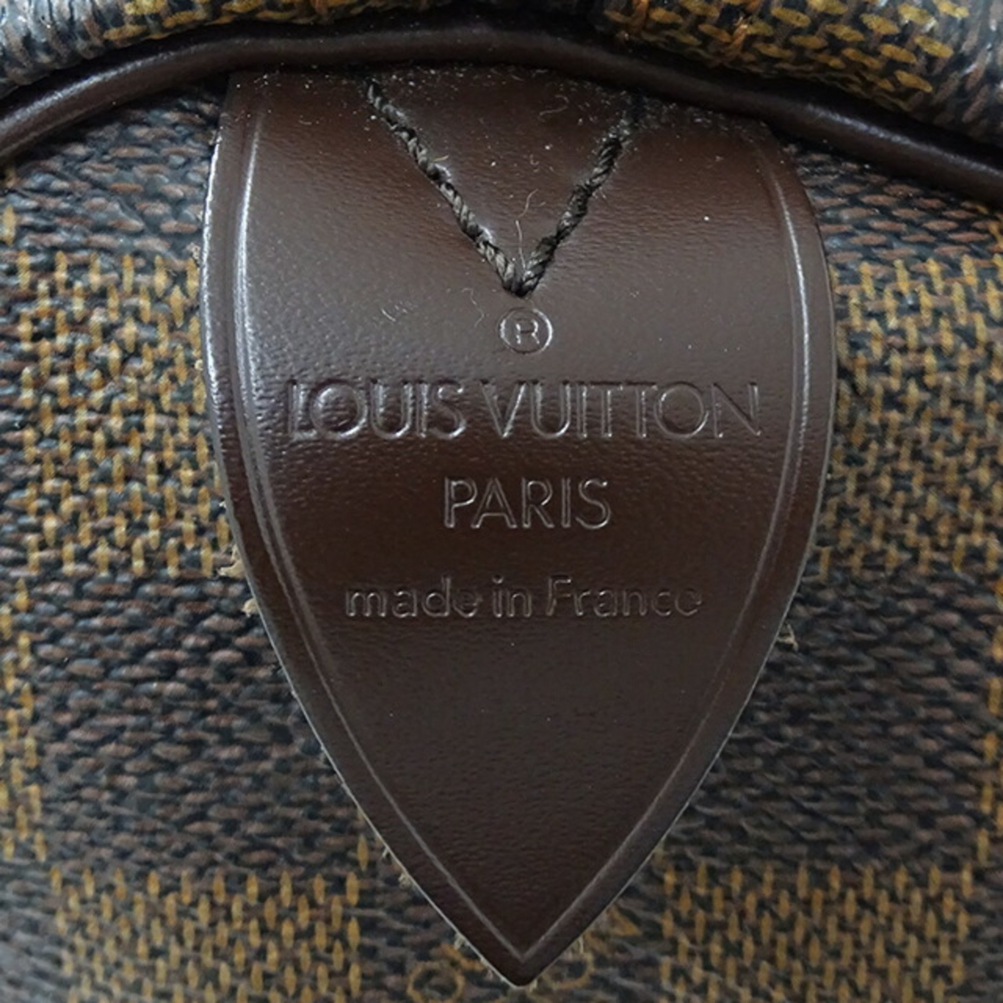 Louis Vuitton LOUIS VUITTON Bag Damier Women's Handbag Speedy 30 Ebene Brown M41531 Outing