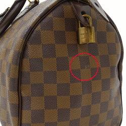 Louis Vuitton LOUIS VUITTON Bag Damier Women's Handbag Speedy 30 Ebene Brown M41531 Outing