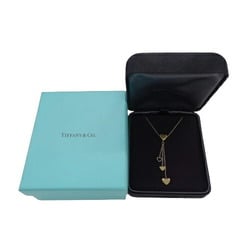 Tiffany & Co. Necklace for women, 750WG, 750YG, multi-heart drop, yellow gold, white polished