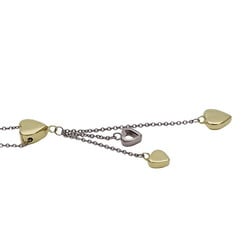 Tiffany & Co. Necklace for women, 750WG, 750YG, multi-heart drop, yellow gold, white polished